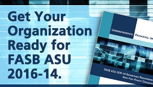 FASB ASU 2016-14 Timing Guide for Nonprofit Organizations FASB blog thumbnail